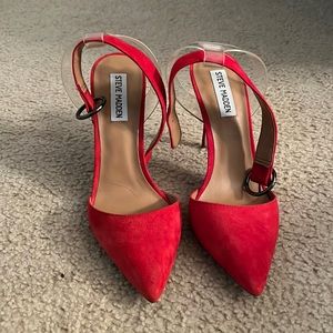 Red Steve Madden heels (7.5)